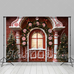 Lofaris Arched Door Tree Photography Christmas Backdrop