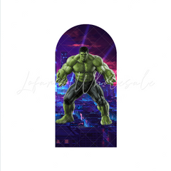 Avenger Super Hero Theme Happy Birthday Party Arch Backdrop Wall Cloth Cover