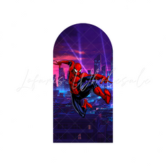 Avenger Super Hero Theme Happy Birthday Party Arch Backdrop Wall Cloth Cover