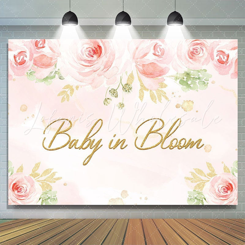 Lofaris Baby In Bloom Floral Backdrop for Gender Reveal