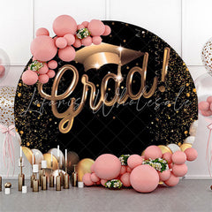 Lofaris Balloons Circle Backdrop Decoration For Grad Party