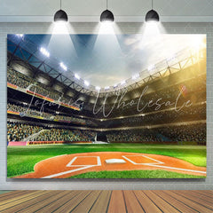 Lofaris Baseball Sports Games Field For Boys Birthday Party Backdrop