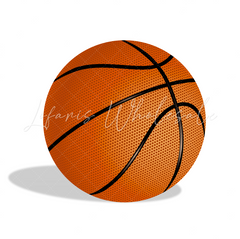 Basketball Theme Birthday Party Round Backdrop Cover Plinth Cylinder Pedestal Cloth Cover