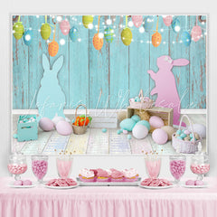 Lofaris Blue Boy Or Pink Girl Wooden Theme Baby Shower Backdrop