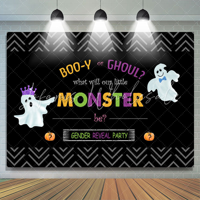 Lofaris Boo Or Ghoul Themed Baby shower Backdrop for Gender Reveal