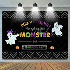 Lofaris Boo Or Ghoul Themed Baby shower Backdrop for Gender Reveal