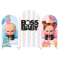 Boss baby arch Birthday Party Arch Backdrop Wall Cloth Cover