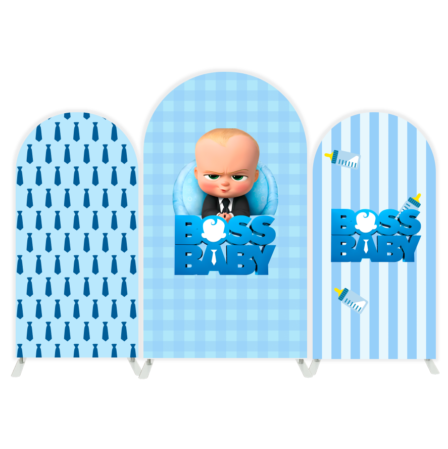 Boss baby arch Birthday Party Arch Backdrop Wall Cloth Cover