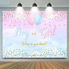 Lofaris Boy Or Girl What Dou You Think Gender Reveal Backdrop