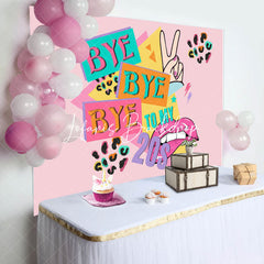 Lofaris Bye To My 20S Lips Hiphop Birthday Backdrop