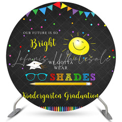 Lofaris Circle Our Future Is So Bright Happy Grad Backdrop