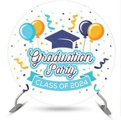 Lofaris Class 2024 Balloon Round Graduation Party Backdrop