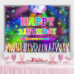 Lofaris Colored Light And Star Bokeh Birthday Party Backdrop