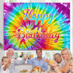 Lofaris Colorful Graffiti Theme Lovely Happy Birthday Backdrop