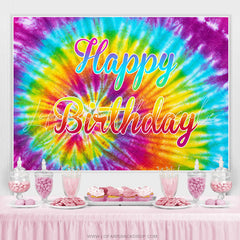 Lofaris Colorful Graffiti Theme Lovely Happy Birthday Backdrop