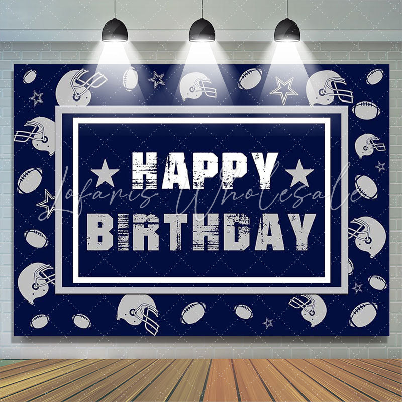 Lofaris Cowboy All-Star Theme Happy Birthday Backdrop For Boy