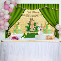 Lofaris Curtain Crown Glitter Wall Gift Baby Shower Backdrop