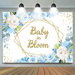 Lofaris Elegant Sweet Baby In Bloom Gender Reveal Backdrop