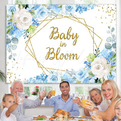 Lofaris Elegant Sweet Baby In Bloom Gender Reveal Backdrop