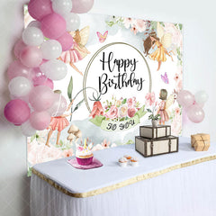 Lofaris Flower Fairy Fairyland Birthday Backdrop For Gril