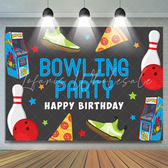 Lofaris Game Machine Sports Bowling Birthday Party Backdrop