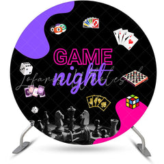 Lofaris Game Night Cards Uno Round Happy Birthday Backdrop