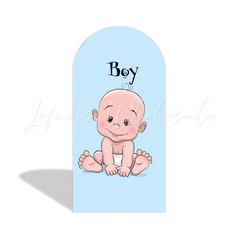 Gender Reveal Party Arch Backdrop Wall Cloth Cover