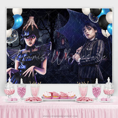 Lofaris Gothic Girl Funny Series Birthday Party Backdrop