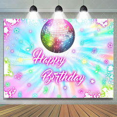 Lofaris Graffiti And Dance With Music Happy Birthday Backdrop