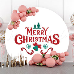 Lofaris Green And Red Merry Christmas Theme Party Backdrop