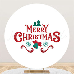 Lofaris Green And Red Merry Christmas Theme Party Backdrop