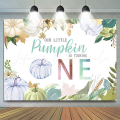 Lofaris Harvest Season Autumn Pumpkin Happy Birthday Backdrop