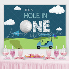 Lofaris Its A Hole in One Car Backdrop for 1st Birthday