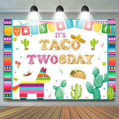 Lofaris Its Taco Twosday Theme Birthday Party Backdrop For Boy