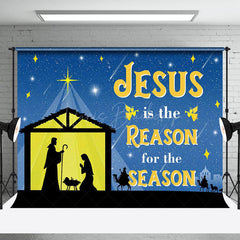 Lofaris Jesus Is The Reason For Season Christmas Backdrop