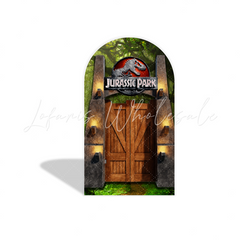 Jurassic World Park arch Birthday Party Arch Backdrop Wall Cloth Cover