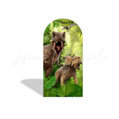 Jurassic World Park arch Birthday Party Arch Backdrop Wall Cloth Cover