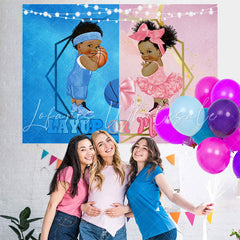 Lofaris Layup Or Makeup Baby Shower Party Backdrop Decoration