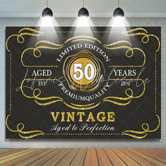 Lofaris Limited Edition 50 Premium Quality Birthday Backdrop