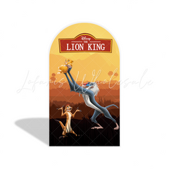 Lion King Birthday Party Arch Backdrop Wall Cloth Cover