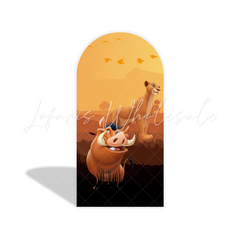 Lion King Birthday Party Arch Backdrop Wall Cloth Cover