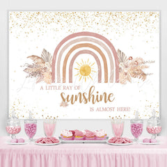 Lofaris Litter Sunshine Is Almost Here Baby Shower Backdrop