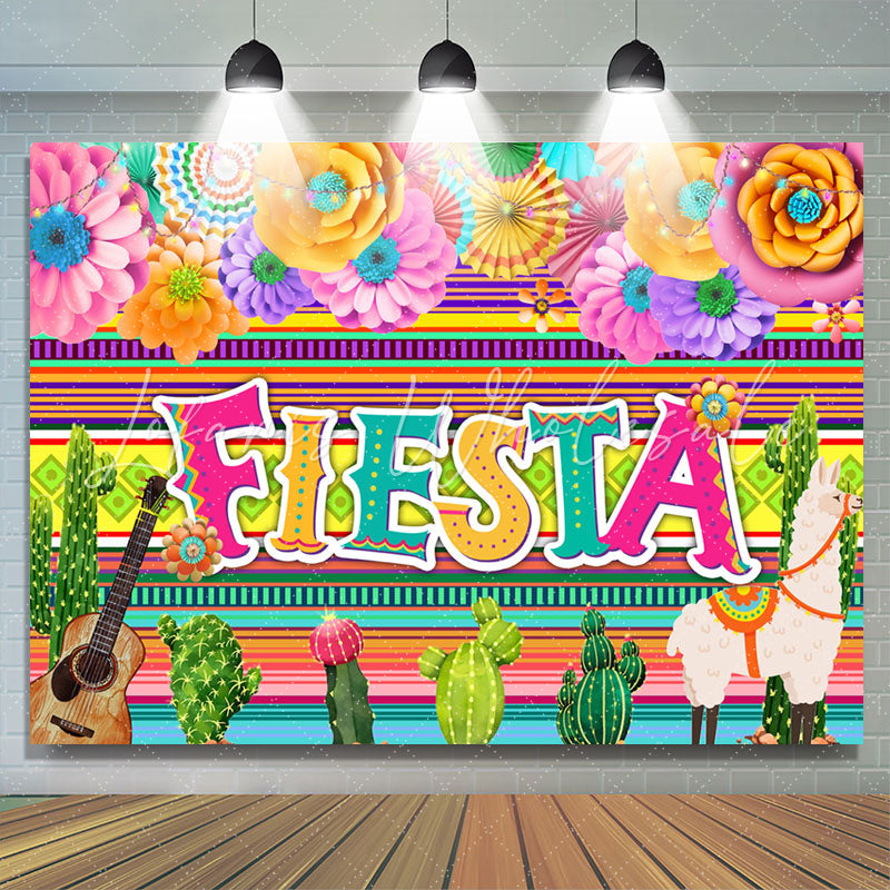 Lofaris Llama Fiesta And Colorful Backdrop For Holiday Events