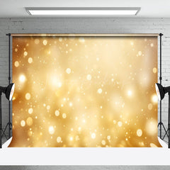 Lofaris Bokeh Golden Glitter Christmas Celebration Backdrop