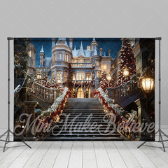 Lofaris Luxurious Castle Photography Christmas Backdrop