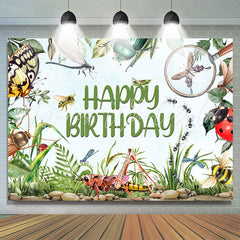 Lofaris Magnifier Insect Entomology Happy Birthday Backdrop