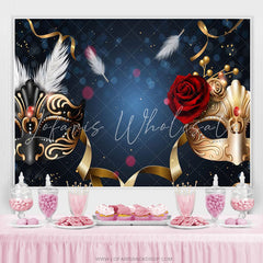 Lofaris Masquerade Mysterious Photography Birthday Backdrop