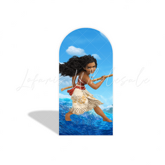 Moana arch Birthday Party Arch Backdrop Wall Cloth Cover