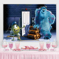 Lofaris Monsters Friend Workers Birthday Party Backdrop