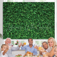 Lofaris Nature Green Leaves Backdrop For Birthday Party Decoration